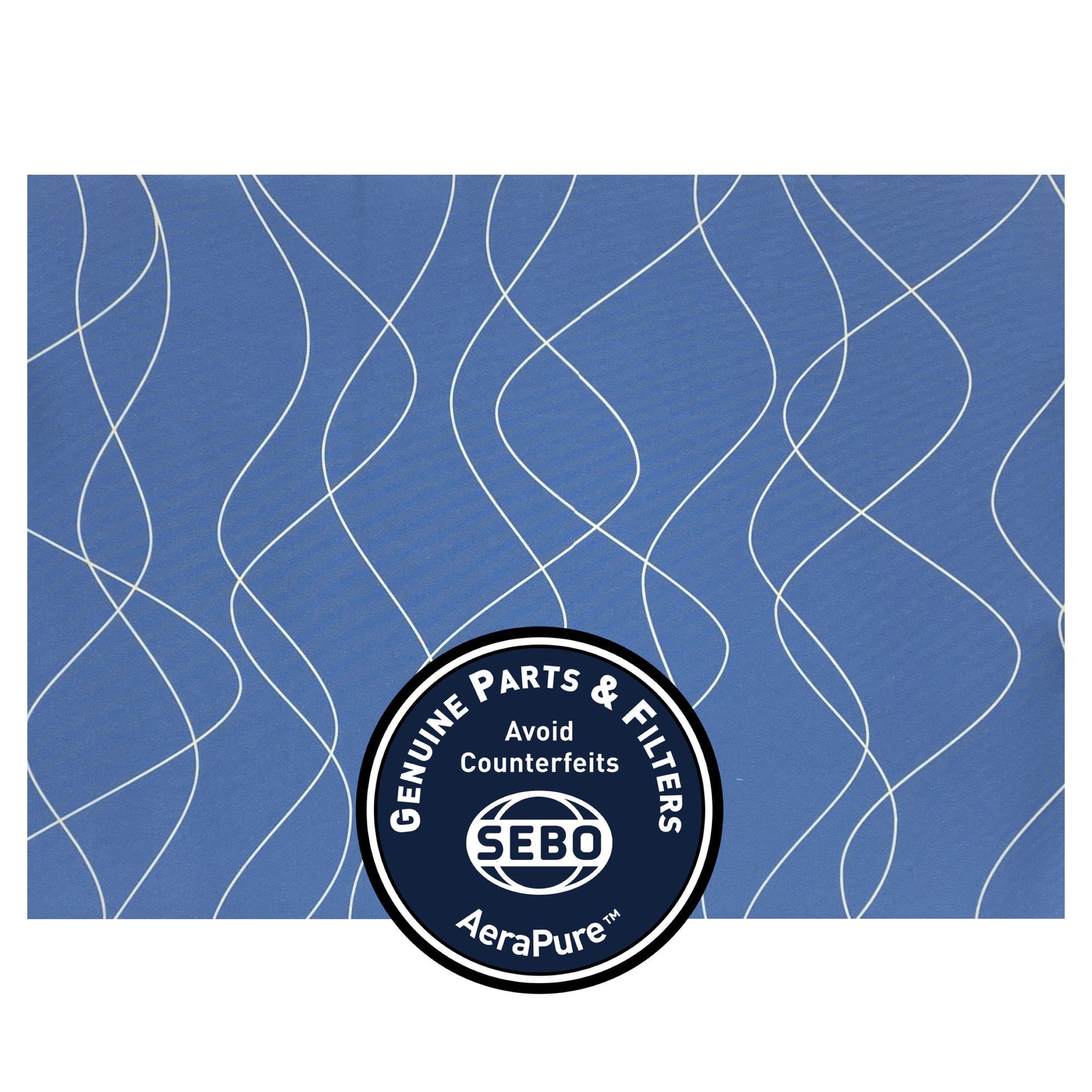 SEBO Felix & Dart Microfilter with textile (ice blue/wave) 7095ER02