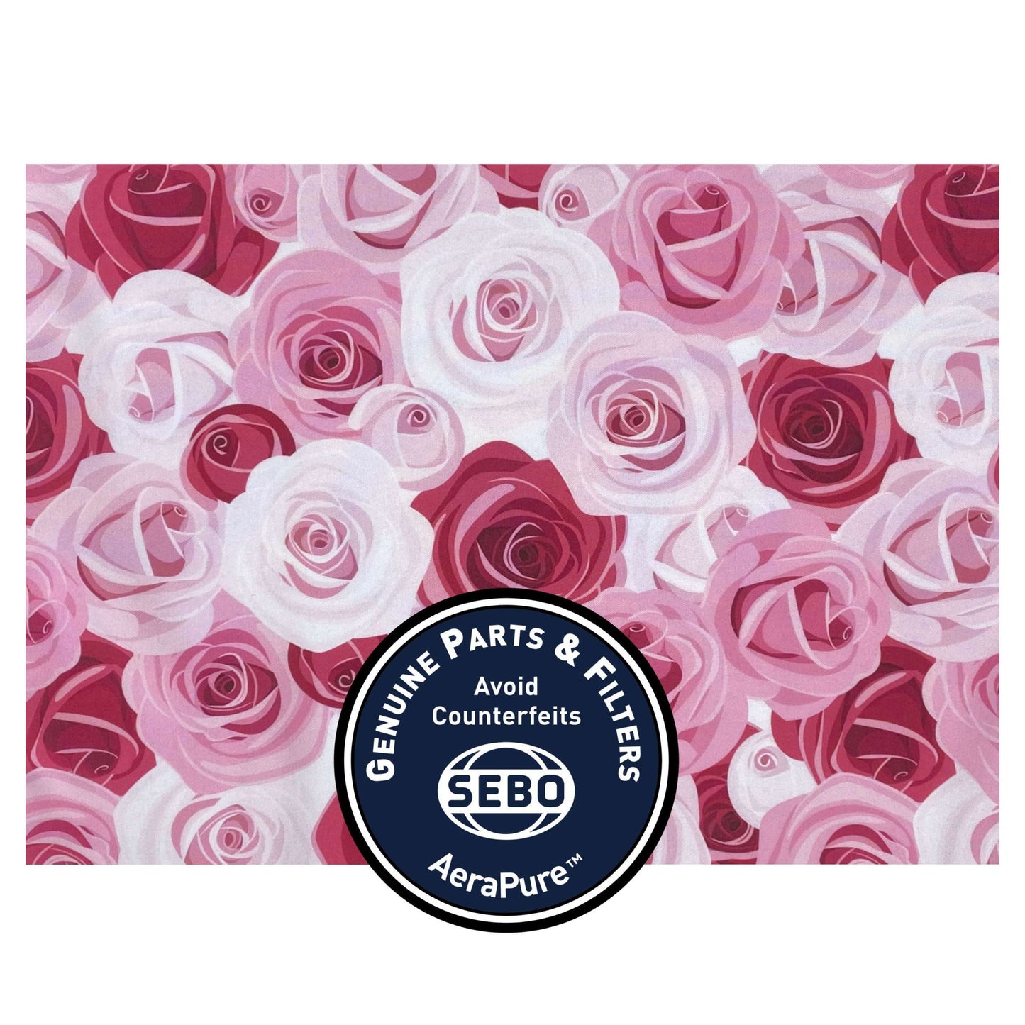 SEBO Felix & Dart Microfilter with textile Roses 7095ER