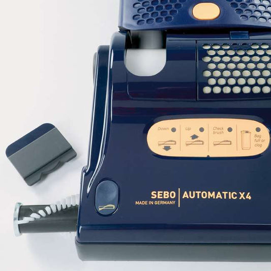SEBO Automatic X4 Value Pack Bundle White Upright Vacuum Cleaner 9570AM