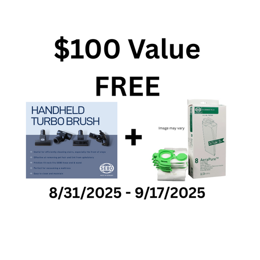 SEBO AIRBELT D1 Premium Canister Vacuum Cleaner 90604AM