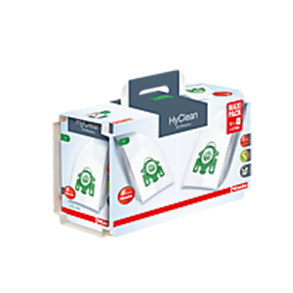 Miele Type U AirClean 3D Dustbags Case of 4 Boxes — Dynamic U1 & S7000