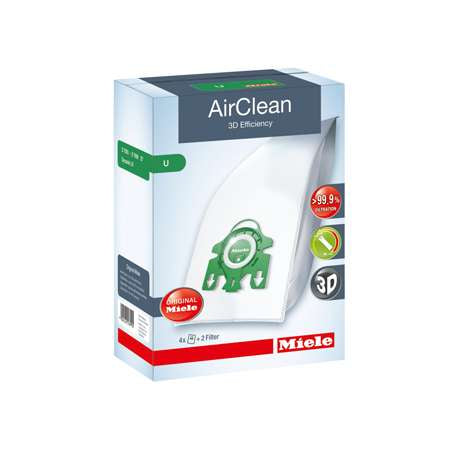 Miele Type U AirClean 3D Dustbags — Dynamic U1 & S7000