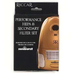 HEPA and Secondary Filters for Riccar Sunburst or Simplicity Jill