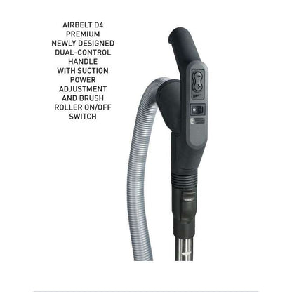 SEBO AIRBELT E3 Premium Graphite Canister Vacuum 91648AM
