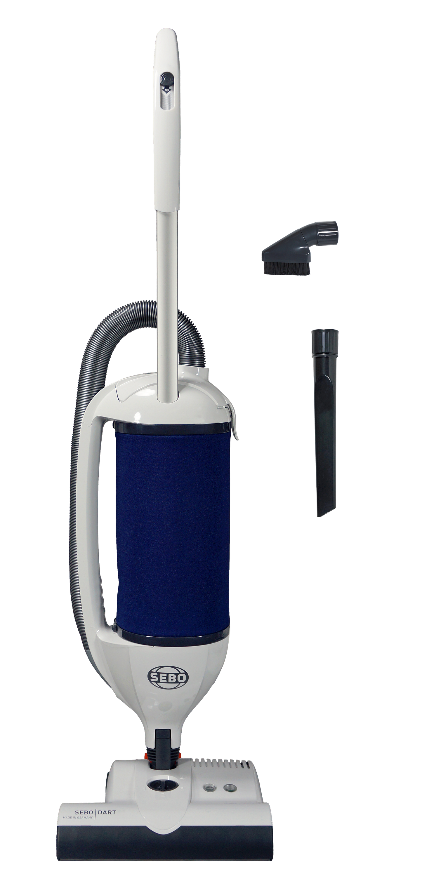 SEBO Dart White/Blue German Made Upright 9855AM