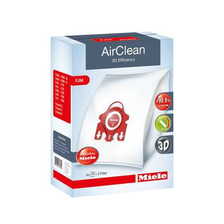 Miele Type FJM AirClean 3D Dustbags 4 Pack