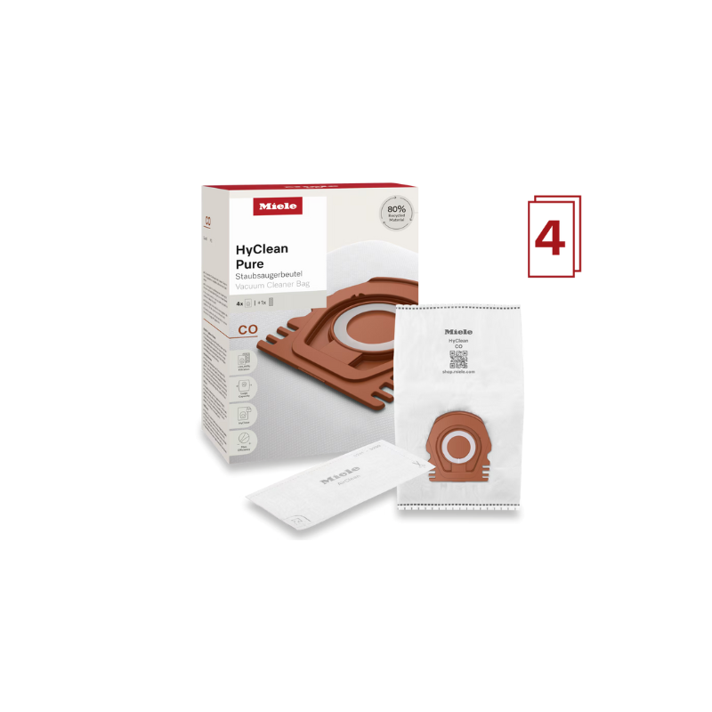 Miele Type CO HyClean Dustbags 4+1 Pack