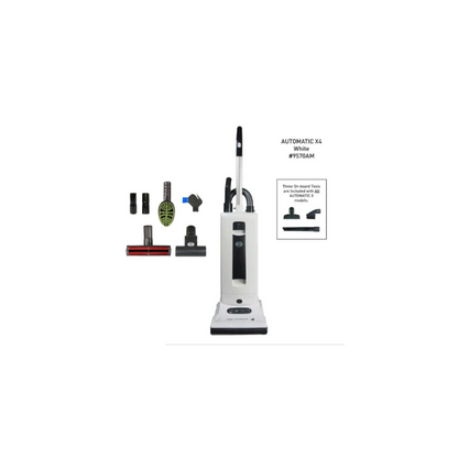 SEBO Automatic X4 Pet Bundle White Upright Vacuum Cleaner