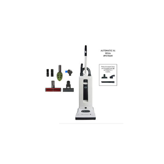 SEBO Automatic X4 Pet Bundle White Upright Vacuum Cleaner