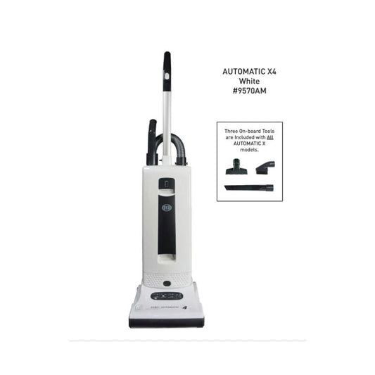 SEBO Automatic X4 White Upright Vacuum Cleaner 9570AM